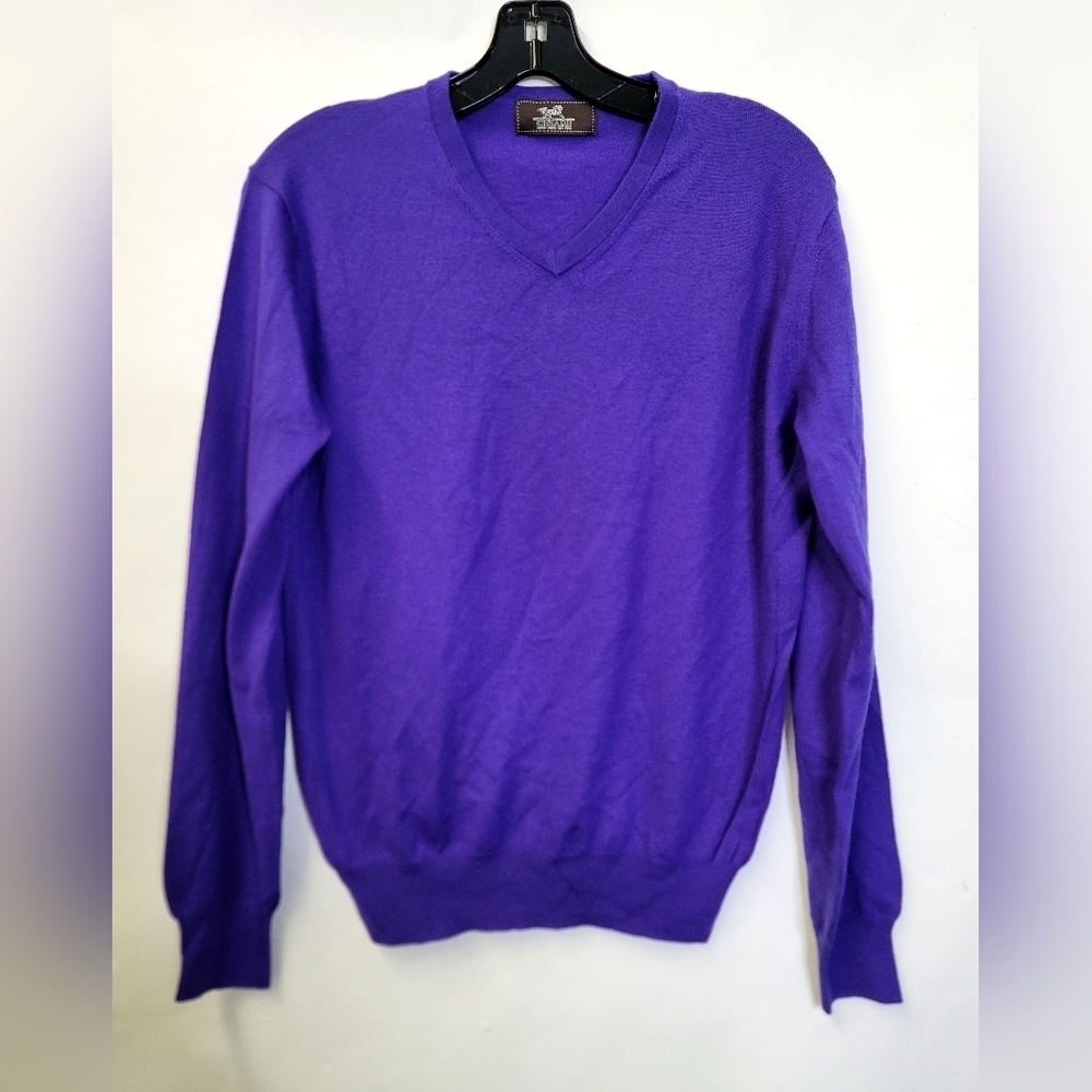 Césare fine knit cashmere v neck Sweater